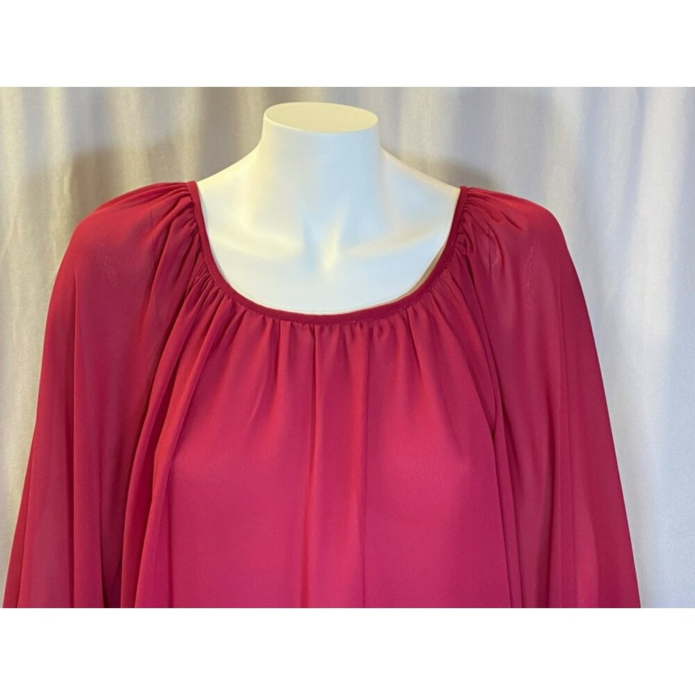 Vintage Women's Dress size 6 8 Lizzy & Johnny by Lucero drop waist 80's retro - Picture 2 of 9